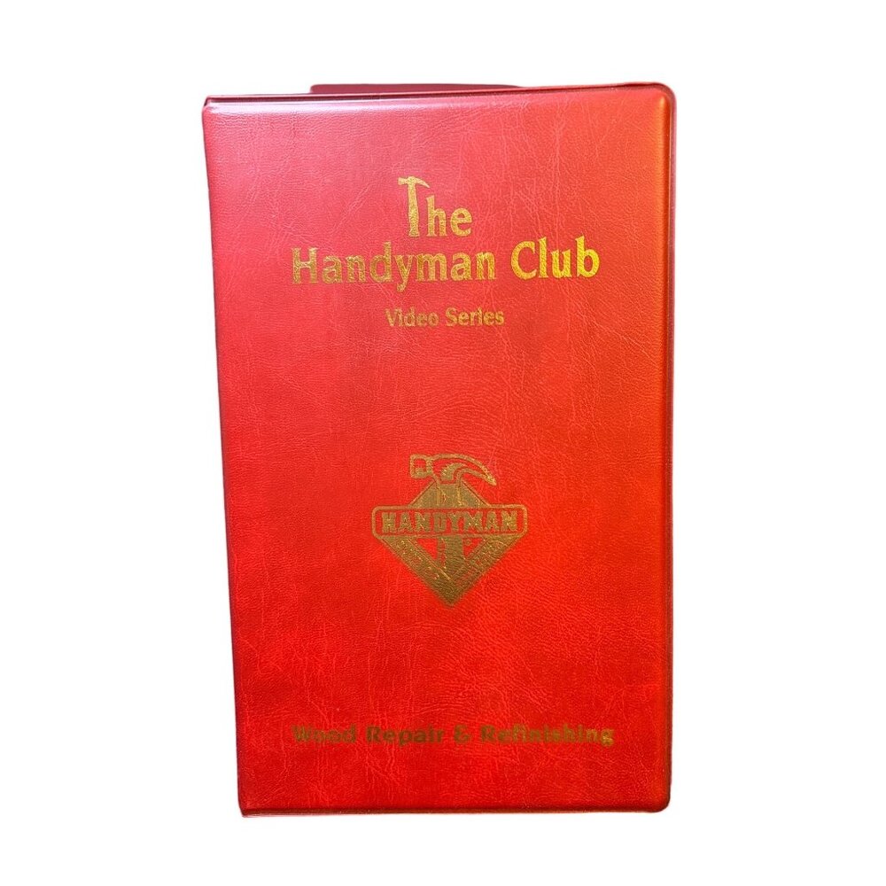 The Handyman Club Video Series "Wood Repair & Refinishing" VHS
